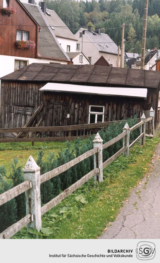 Ehemaliger Kohlenschuppen in Steinbach