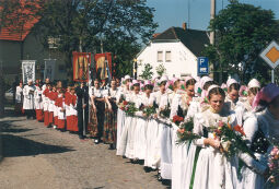 Bild: Fronleichnamsprozession in Radibor