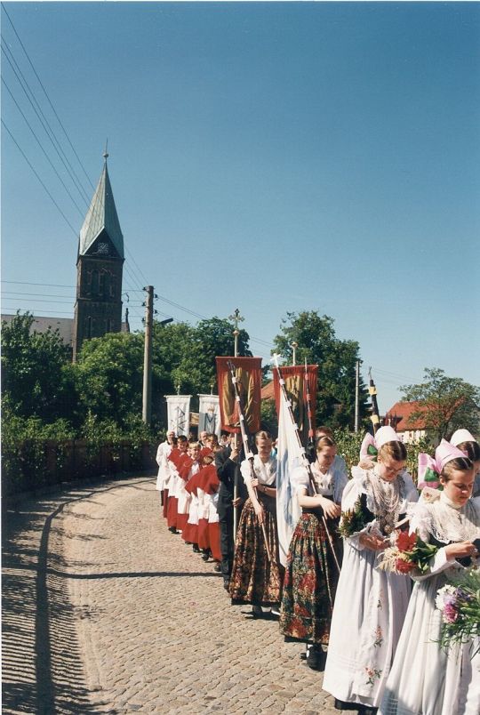 Fronleichnamsprozession in Radibor