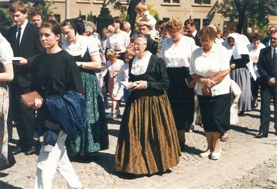 Fronleichnamsprozession in Radibor