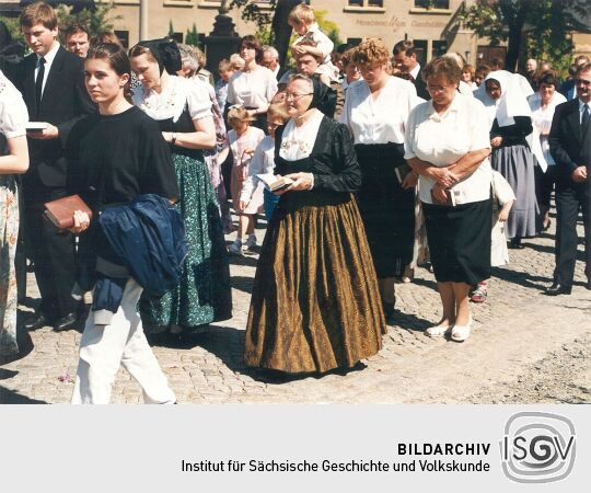 Fronleichnamsprozession in Radibor