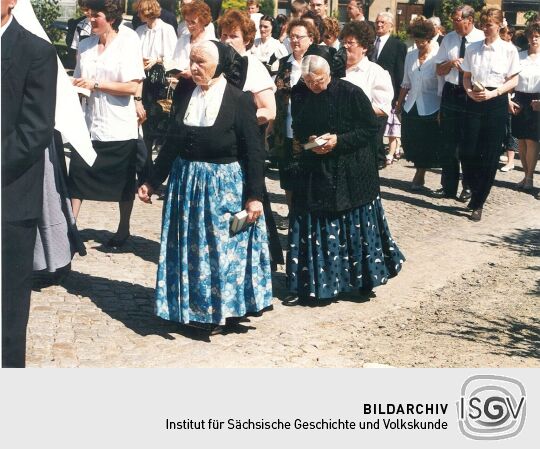 Fronleichnamsprozession in Radibor