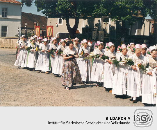 Fronleichnamsprozession in Radibor