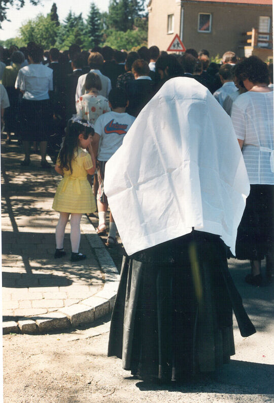 Fronleichnamsprozession in Radibor