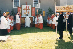 Bild: Fronleichnamsprozession in Radibor