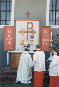 Bild: Fronleichnamsprozession in Radibor