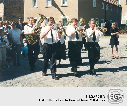 Fronleichnamsprozession in Radibor