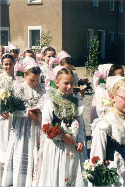 Bild: Fronleichnamsprozession in Radibor