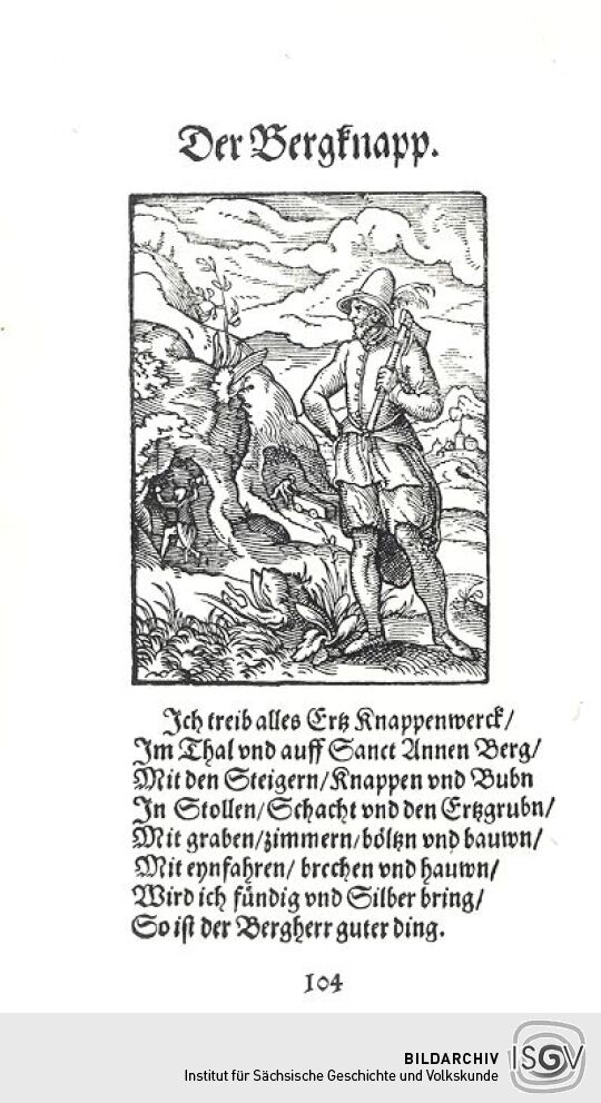 Titelseite eines Bergbaubuches