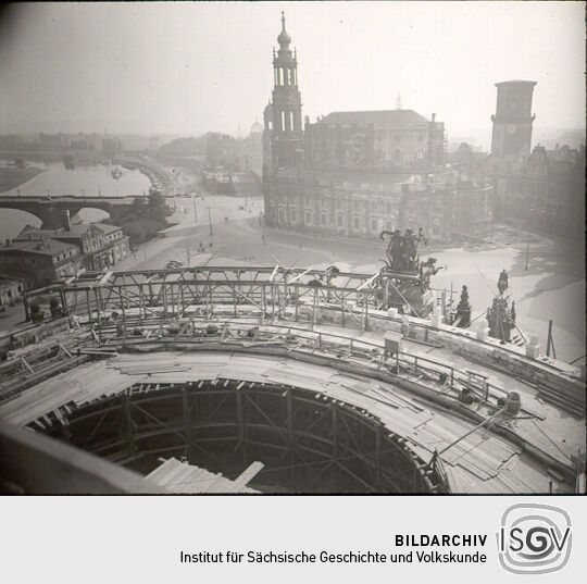 Wiederaufbau der Semperoper in Dresden