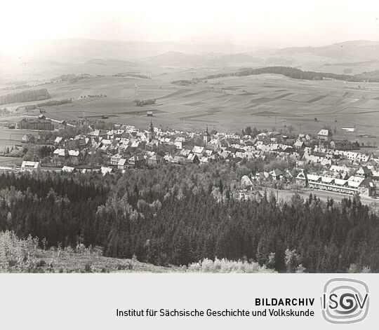 Blick auf Scheibenberg