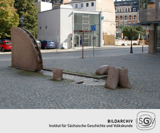 Der Kornmarkt in Zwickau