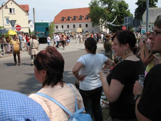 Festumzug zur 800-Jahr-Feier von Wermsdorf