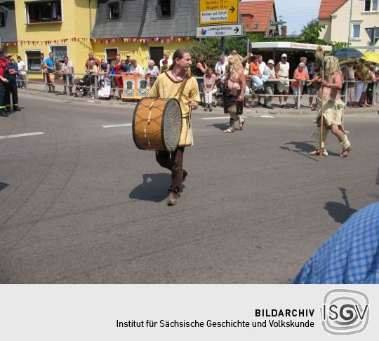 Festumzug zur 800-Jahr-Feier von Wermsdorf