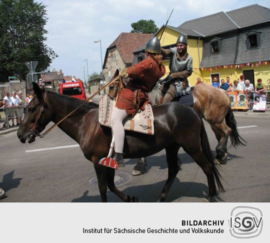 Festumzug zur 800-Jahr-Feier von Wermsdorf