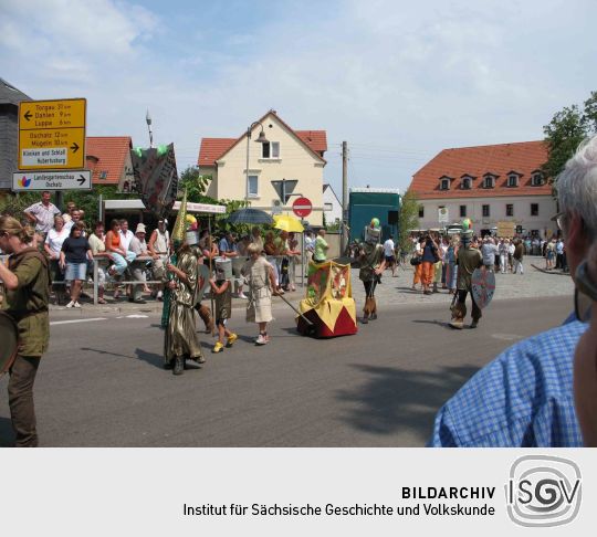 Festumzug zur 800-Jahr-Feier von Wermsdorf