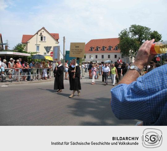 Festumzug zur 800-Jahr-Feier von Wermsdorf