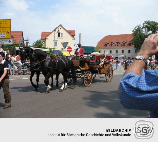 Festumzug zur 800-Jahr-Feier von Wermsdorf