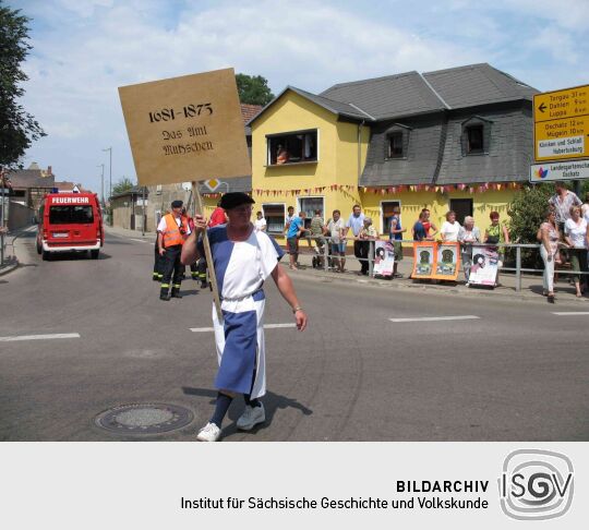 Festumzug zur 800-Jahr-Feier von Wermsdorf