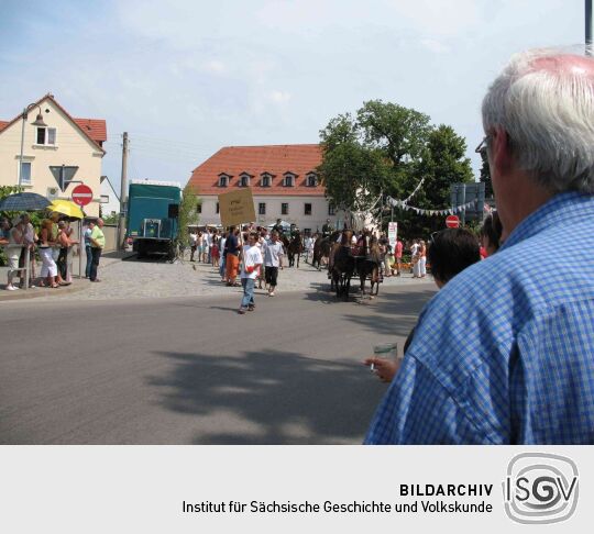 Festumzug zur 800-Jahr-Feier von Wermsdorf
