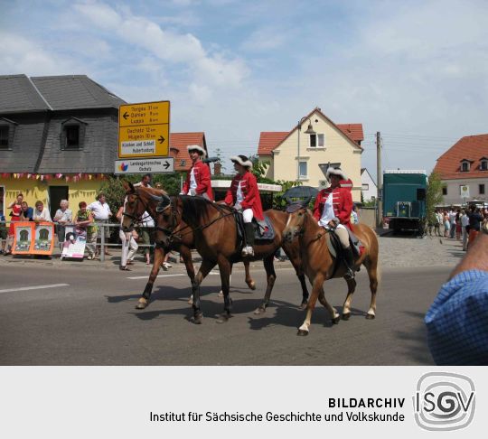 Festumzug zur 800-Jahr-Feier von Wermsdorf