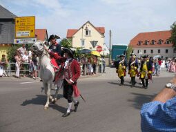 Bild: Festumzug zur 800-Jahr-Feier von Wermsdorf