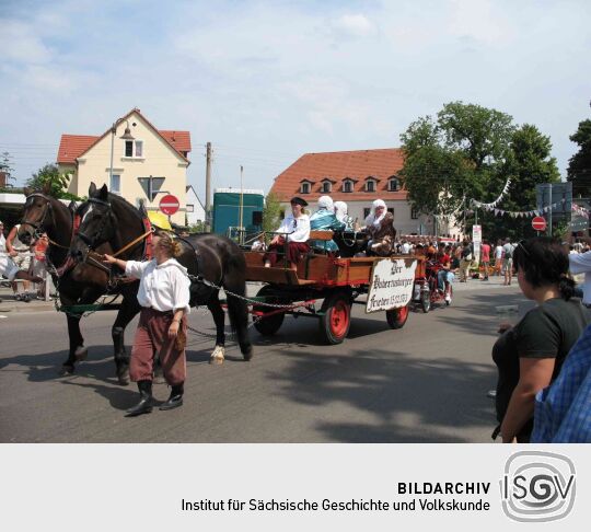 Festumzug zur 800-Jahr-Feier von Wermsdorf