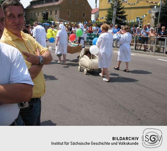 Festumzug zur 800-Jahr-Feier von Wermsdorf