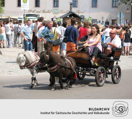 Festumzug zur 800-Jahr-Feier von Wermsdorf