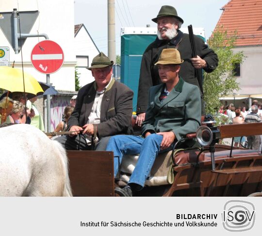 Festumzug zur 800-Jahr-Feier von Wermsdorf