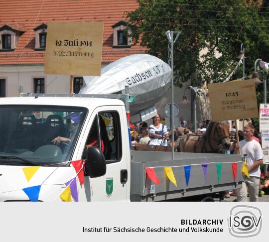 Festumzug zur 800-Jahr-Feier von Wermsdorf