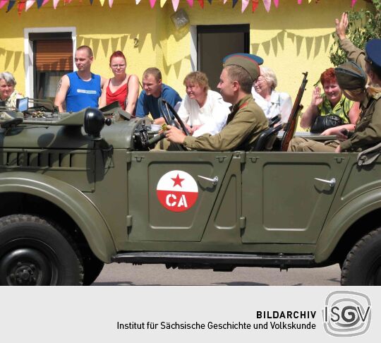 Festumzug zur 800-Jahr-Feier von Wermsdorf