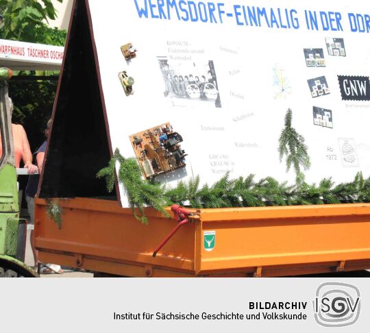 Festumzug zur 800-Jahr-Feier von Wermsdorf