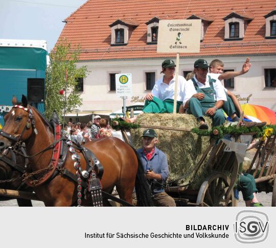 Festumzug zur 800-Jahr-Feier von Wermsdorf