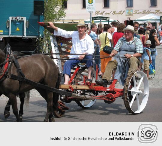 Festumzug zur 800-Jahr-Feier von Wermsdorf