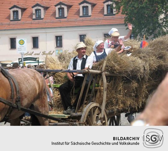 Festumzug zur 800-Jahr-Feier von Wermsdorf