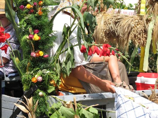 Festumzug zur 800-Jahr-Feier von Wermsdorf