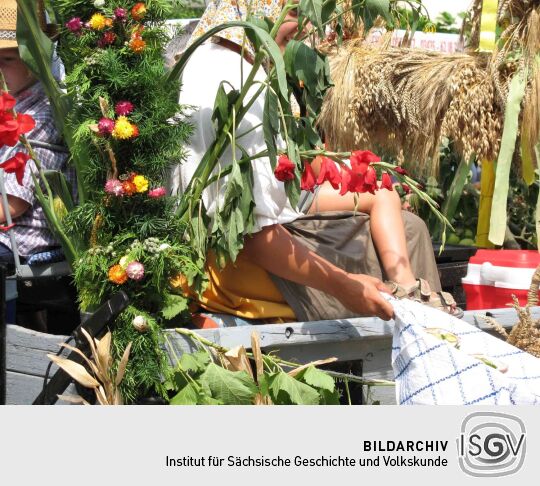 Festumzug zur 800-Jahr-Feier von Wermsdorf