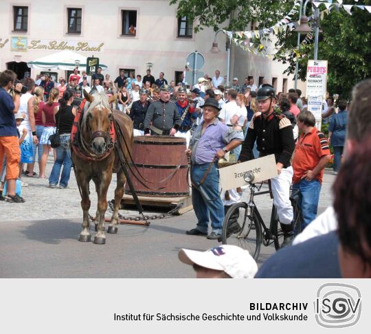 Festumzug zur 800-Jahr-Feier von Wermsdorf