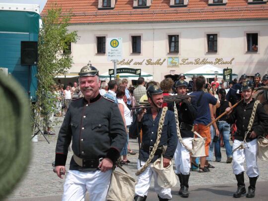 Festumzug zur 800-Jahr-Feier von Wermsdorf