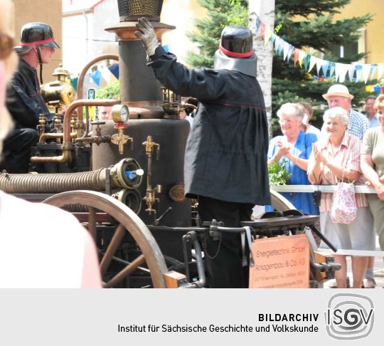 Festumzug zur 800-Jahr-Feier von Wermsdorf