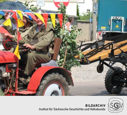 Festumzug zur 800-Jahr-Feier von Wermsdorf