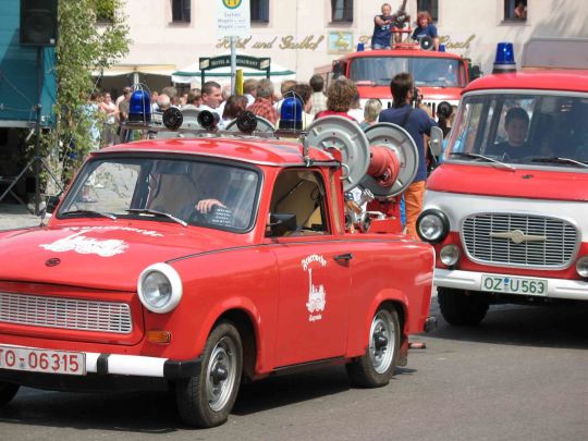 Festumzug zur 800-Jahr-Feier von Wermsdorf