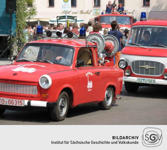 Festumzug zur 800-Jahr-Feier von Wermsdorf