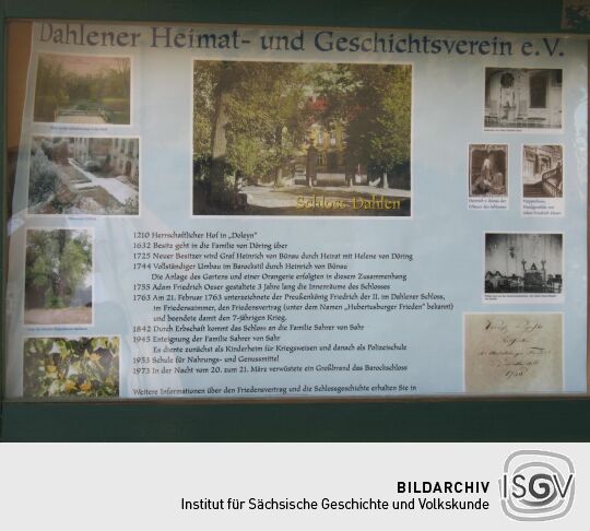 Informationstafel des Heimatvereins Dahlen