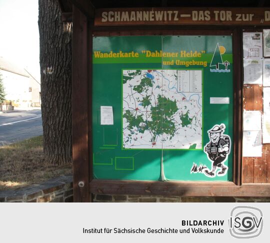 Informationstafel in Schmannewitz