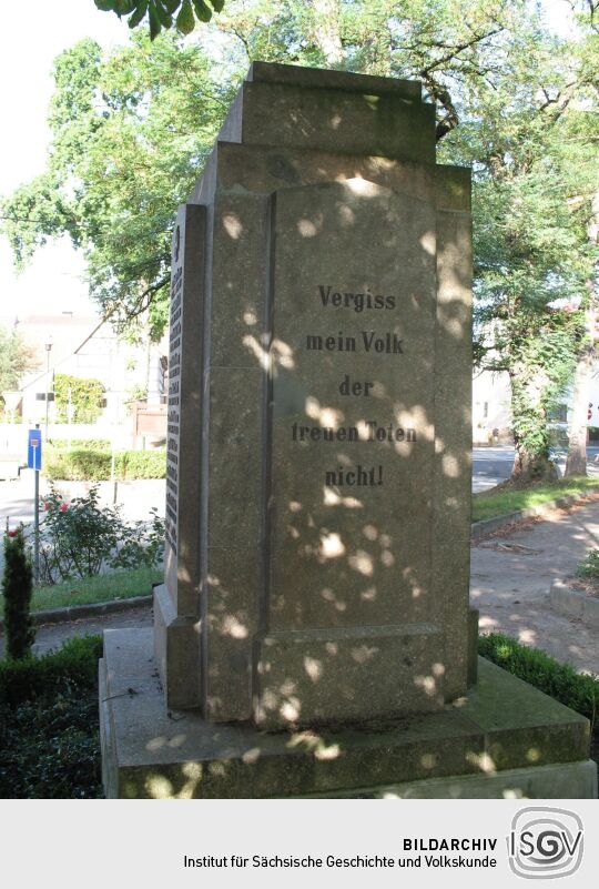 Denkmal in Schmannewitz