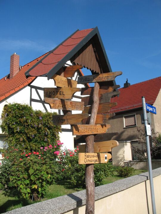 Wegweiser in Schmannewitz