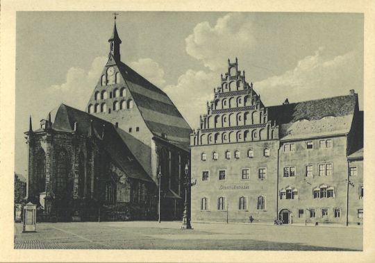 Postkarte Dom zu Freiberg