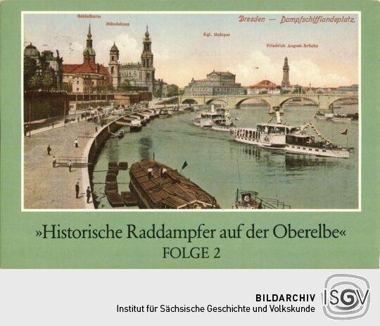 Postkarte "Historische Raddampfer auf der Oberelbe Folge 2"